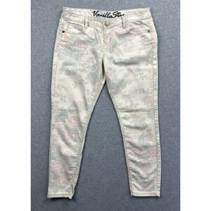 Vanilla Star Women's Floral Rose Jeans Size 9‎
